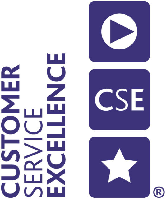 Customer service excellence logo