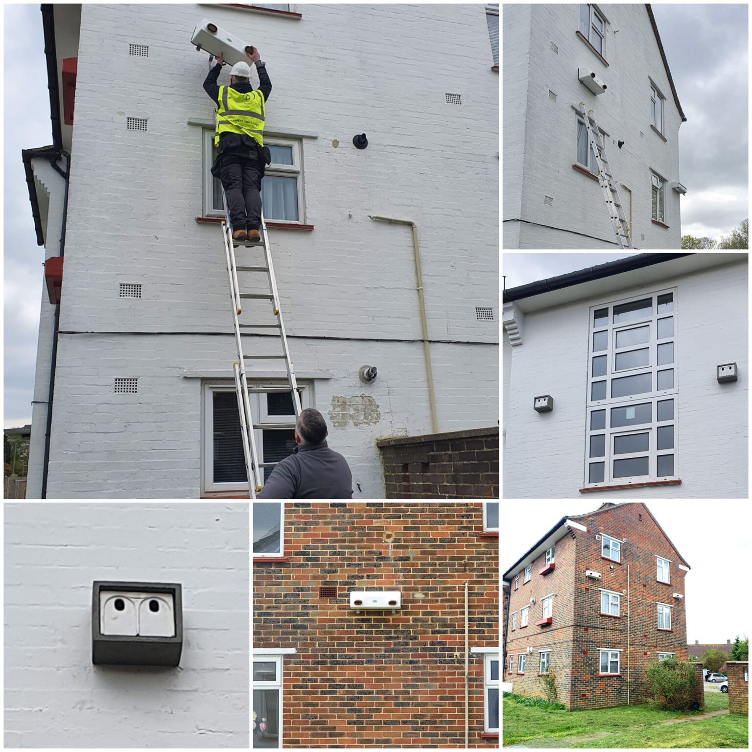 Swift nest boxes installed in Banstead Raven Housing Trust