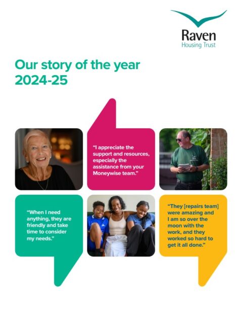 Front cover of annual report